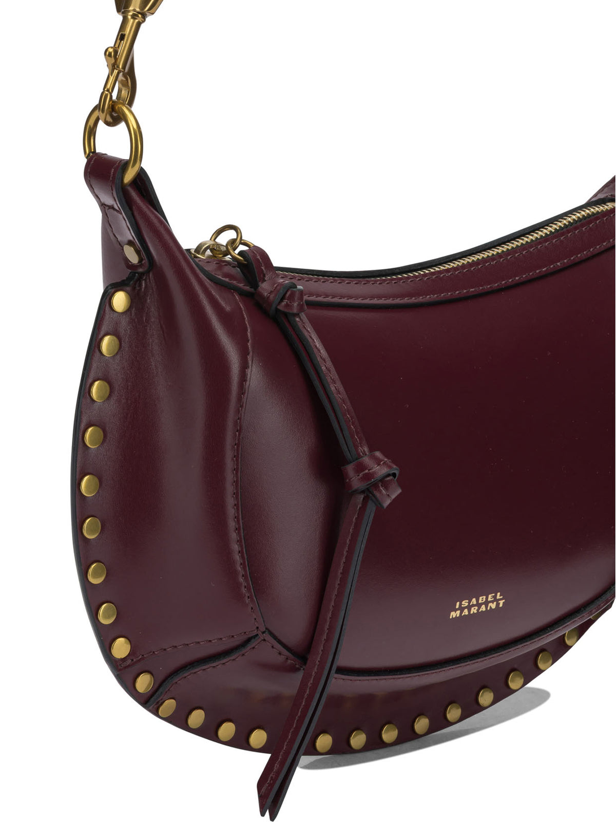 Isabel Marant "Oskan Moon" small shoulder bag - Burgundy
