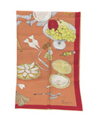 Jacquemus "Le Grand Foulard Cocktail" Silk Scarf - Orange