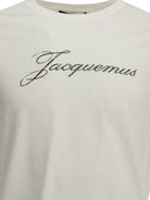 Jacquemus "Jacquemus" Crew-Neck T-Shirt - White