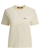 Jacquemus "Gros Grain" Crewneck t-shirt - Beige