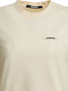 Jacquemus "Gros Grain" Crewneck t-shirt - Beige