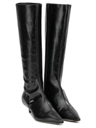 Jimmy Choo "Amis 35MM" Knee-High Boots - Black