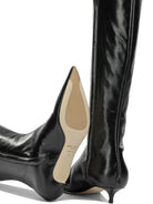 Jimmy Choo "Amis 35MM" Knee-High Boots - Black