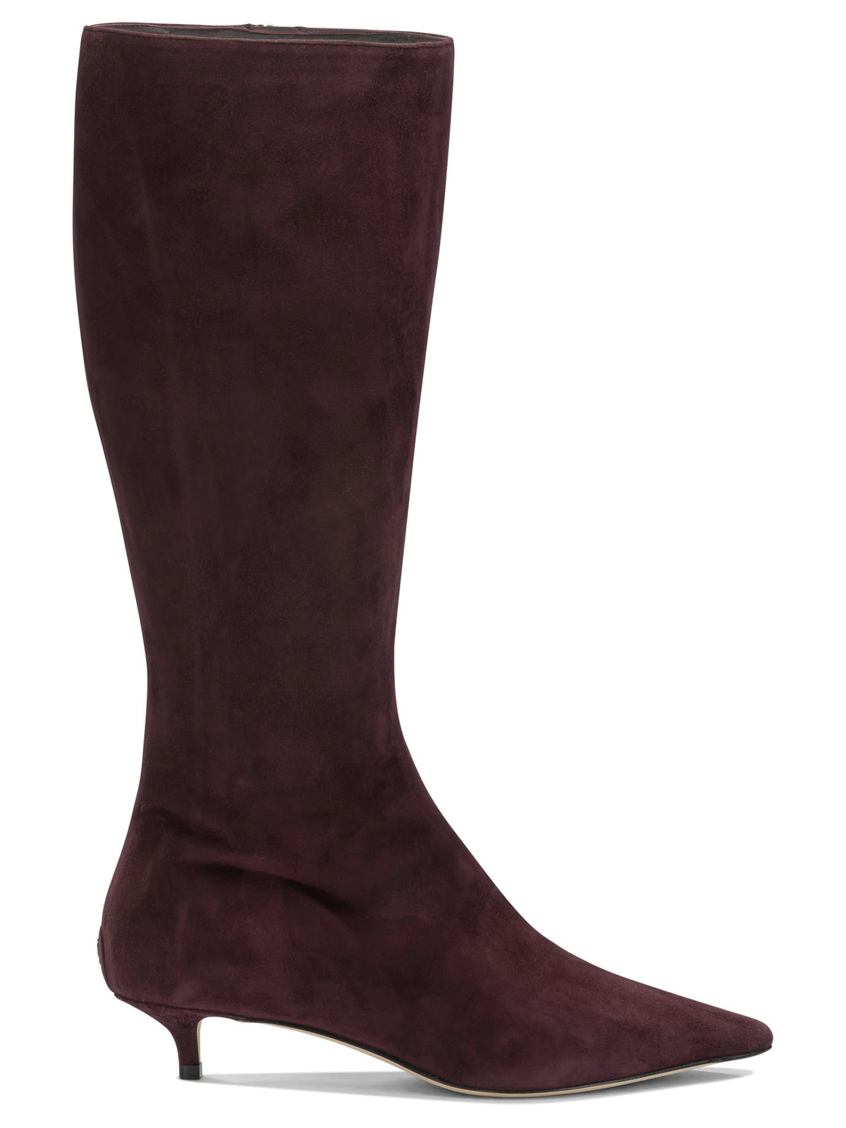 Jimmy Choo "Amis 35MM" Knee-High Boots - Burgundy