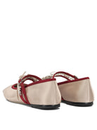 Jimmy Choo "Loli" Mary Jane Flats - Pink