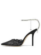 Jimmy Choo "Saeda 100MM" Pumps - Black