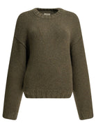 Khaite "Gemma" Crew-Neck Sweater - Green