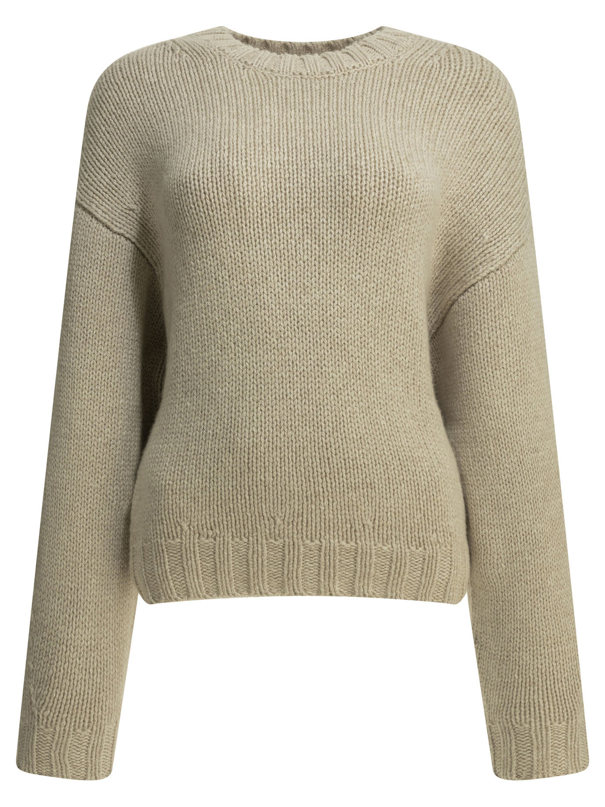 Khaite "Gemma" Crew-Neck Sweater - White