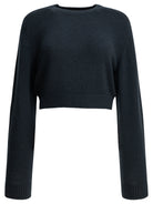 Khaite "Masie" Crew-Neck Sweater - Blue