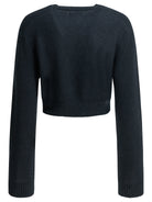 Khaite "Masie" Crew-Neck Sweater - Blue