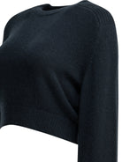 Khaite "Masie" Crew-Neck Sweater - Blue