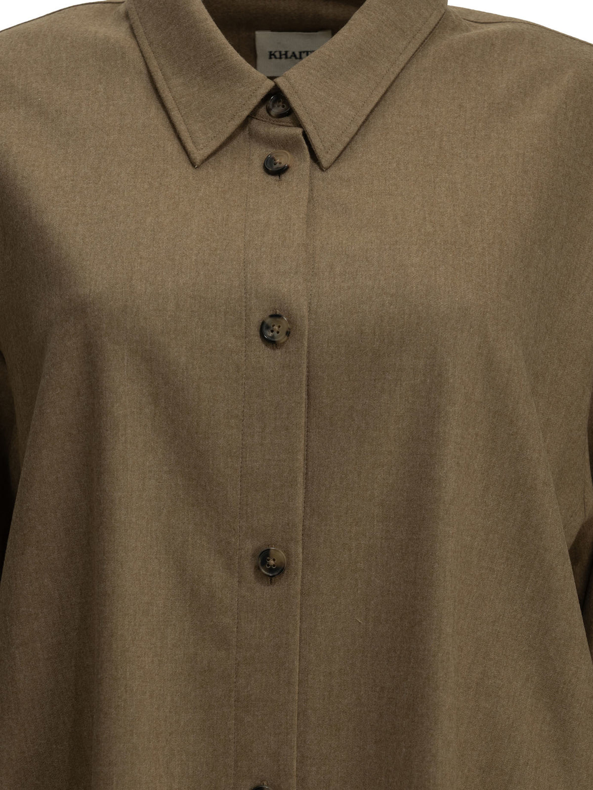 Khaite "Goya" Casual Shirt - Brown