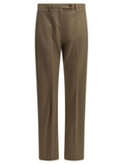 Khaite "Hunter" Tailored Pants - Beige