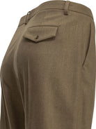 Khaite "Hunter" Tailored Pants - Beige