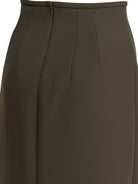 Khaite "Winton" Long Skirt - Brown