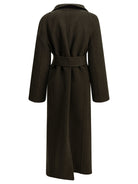 Khaite "Romare" Long Coat - Green
