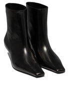 Khaite "Arizona" Pull-On Ankle Boots - Black