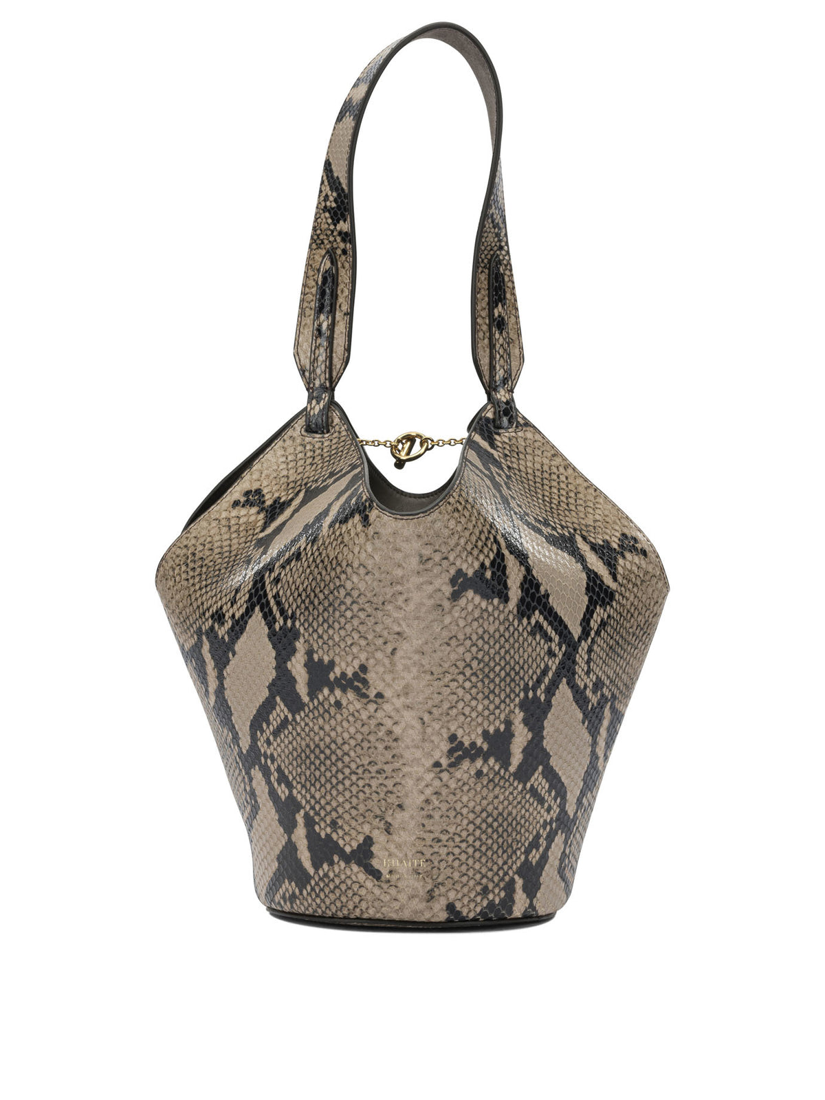 Khaite "Lotus" Small Shoulder Bag - Brown