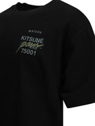 Maison Kitsuné "MMII Profile Fox" Crew-Neck T-Shirt - Black