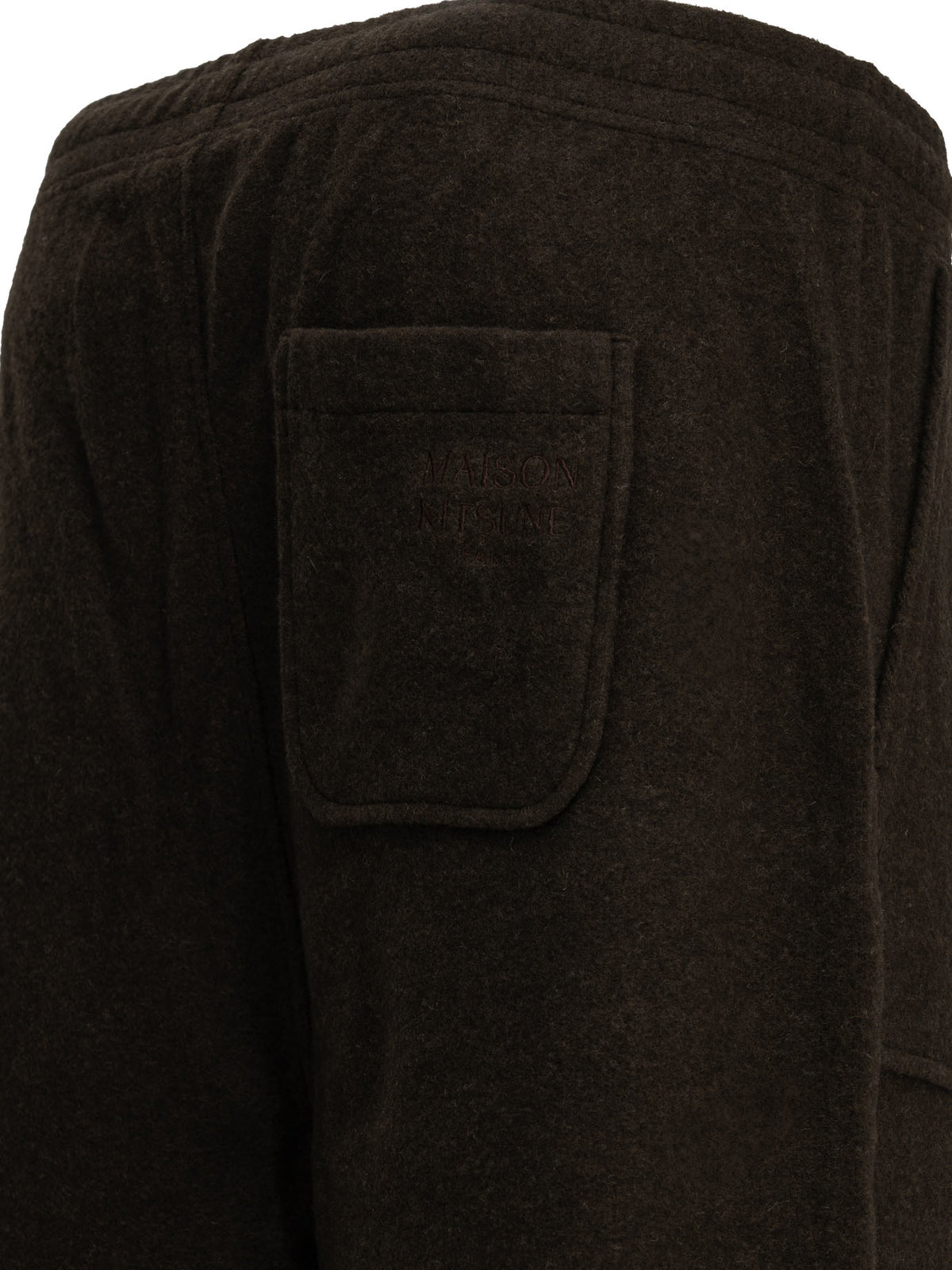 Maison Kitsuné Casual fleece pants - Brown