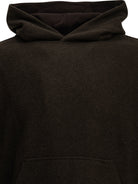 Maison Kitsuné Fleece-blend hooded sweatshirt - Brown