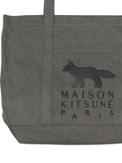 Maison Kitsuné "Profile Fox" Large Shoulder Bag - Black