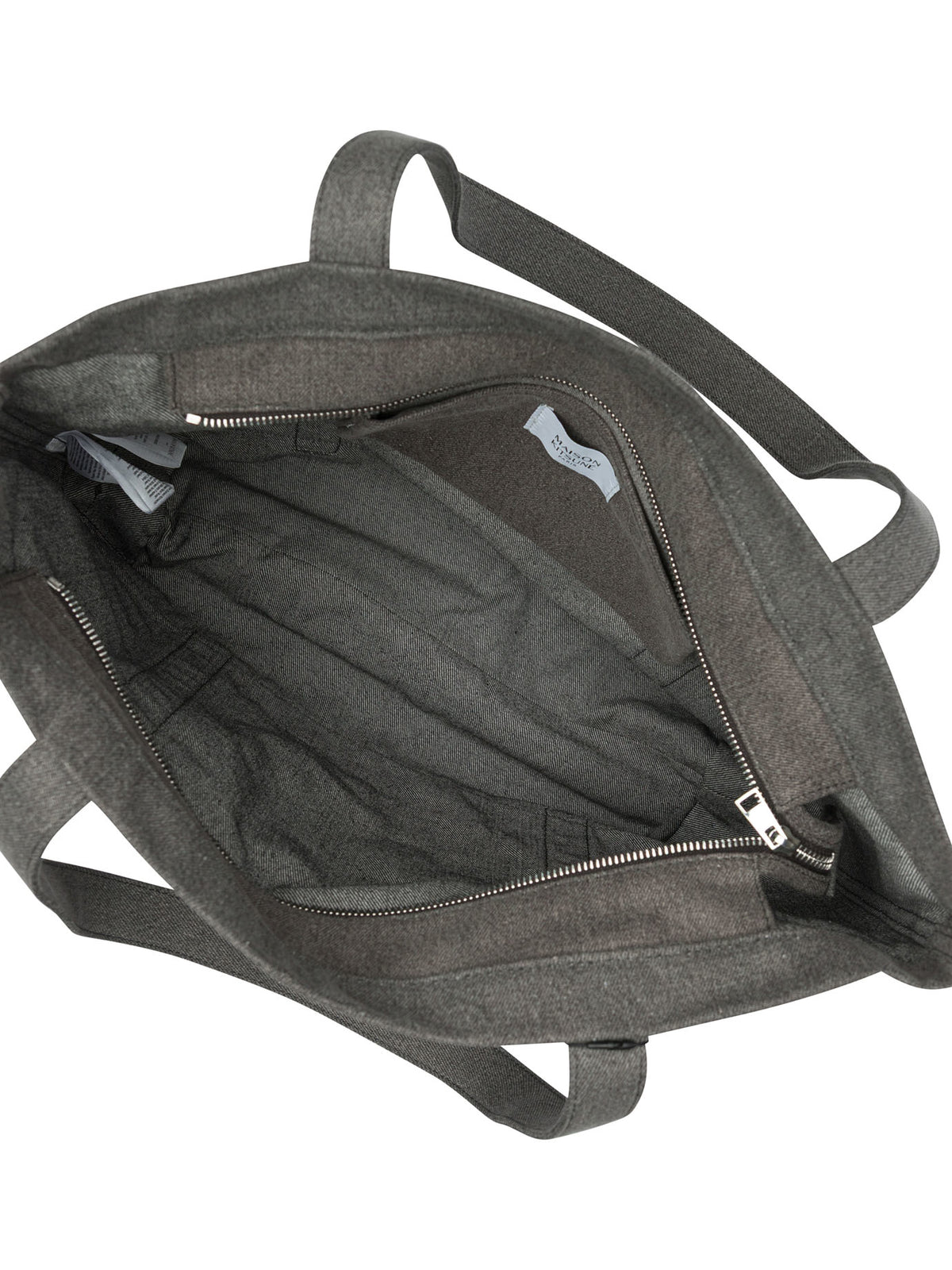 Maison Kitsuné "Profile Fox" Large Shoulder Bag - Black