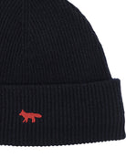 Maison Kitsuné "Profile Fox" Beanie - Blue