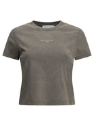 Maison Kitsuné "Faded" Crew-Neck T-Shirt - Grey