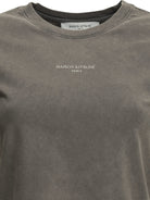 Maison Kitsuné "Faded" Crew-Neck T-Shirt - Grey