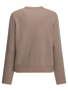 Maison Kitsuné "Fox Head" Crew-Neck Sweater - Pink
