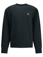 Maison Kitsuné "Fox Head" Crew-Neck Sweatshirt - Blue