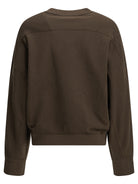 Maison Kitsuné "Baby Fox" Crew-Neck Sweatshirt - Brown