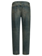 Maison Margiela "Distressed" Straight-Leg Jeans - Blue