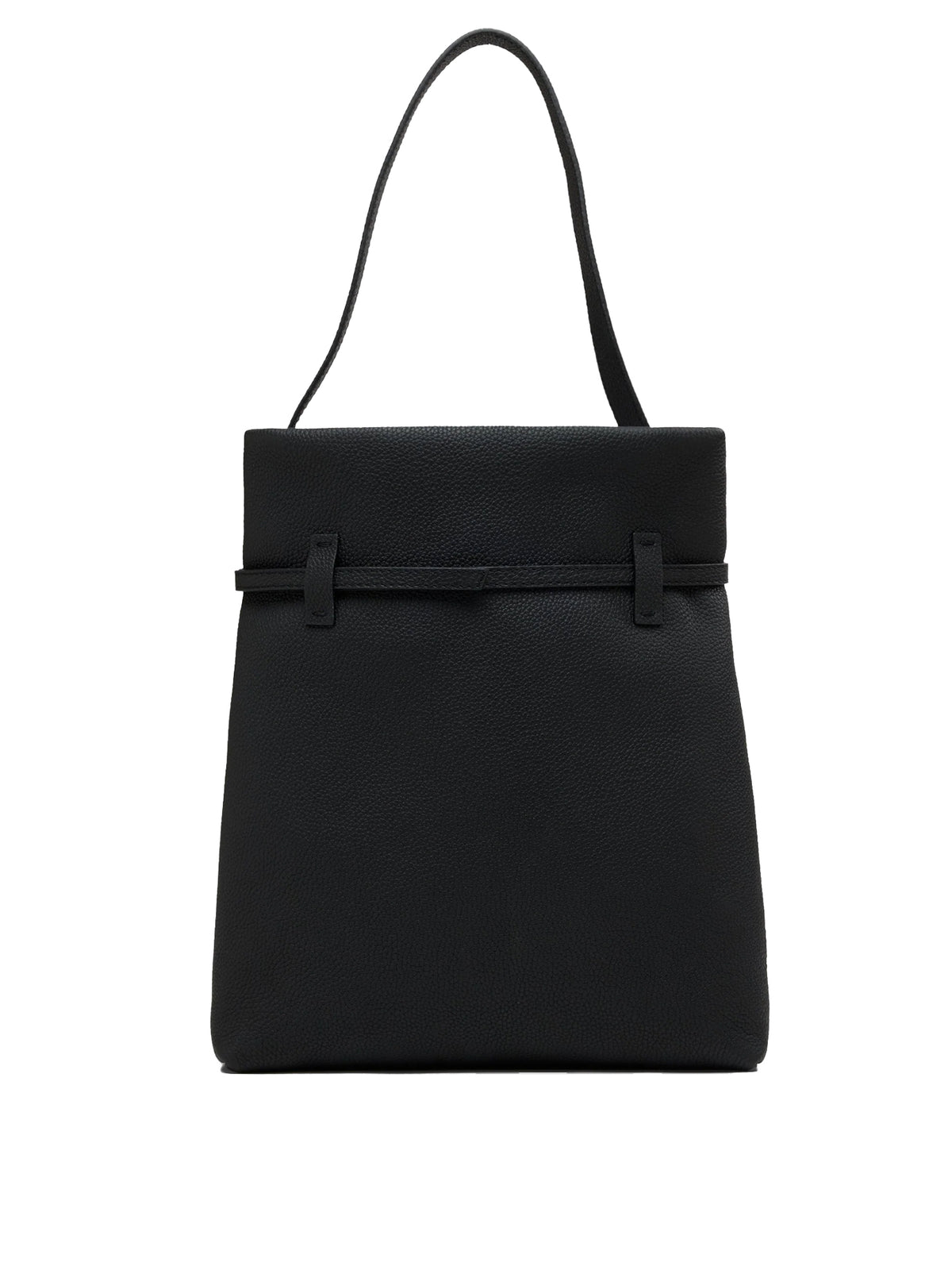 Manu Atelier "Tote du Jour" Medium Shoulder Bag - Black