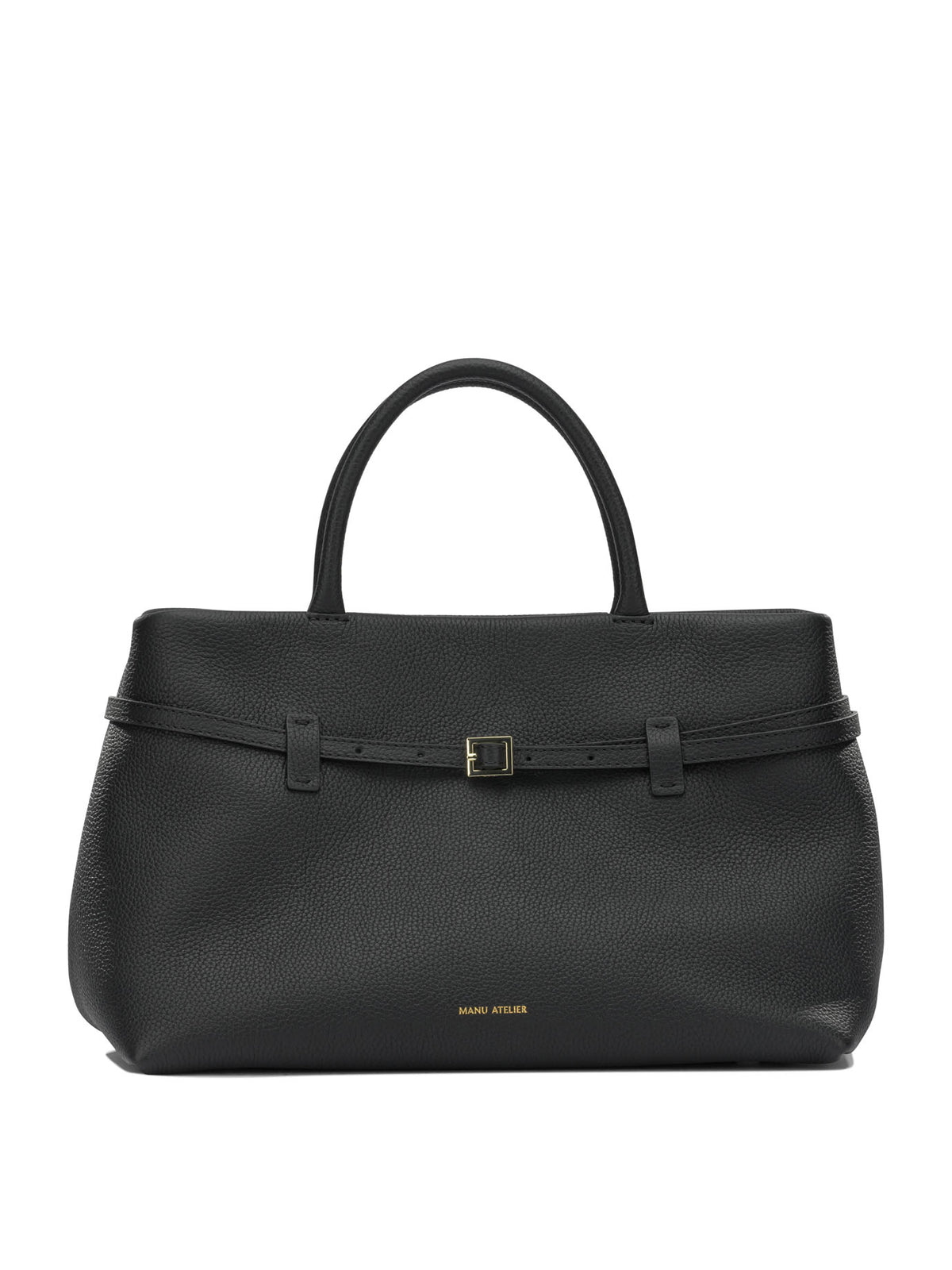 Manu Atelier "Le Cambon 35" Medium Handbag - Black