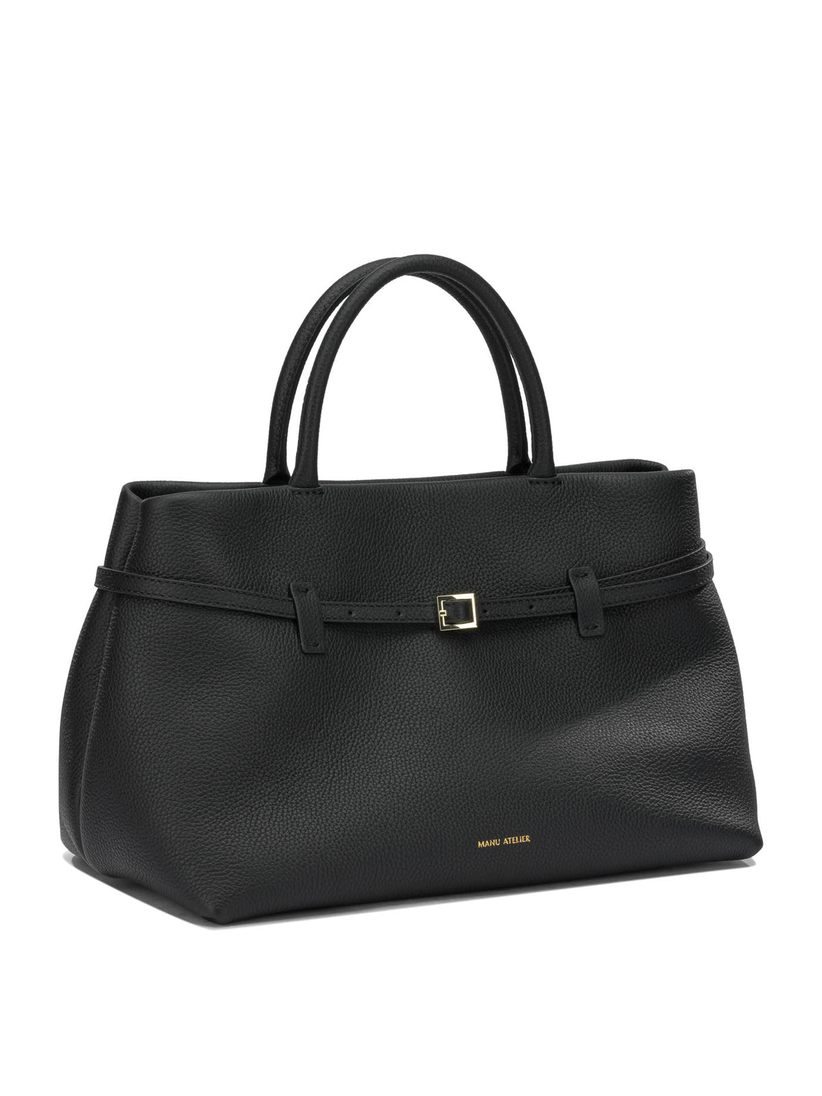Manu Atelier "Le Cambon 35" Medium Handbag - Black