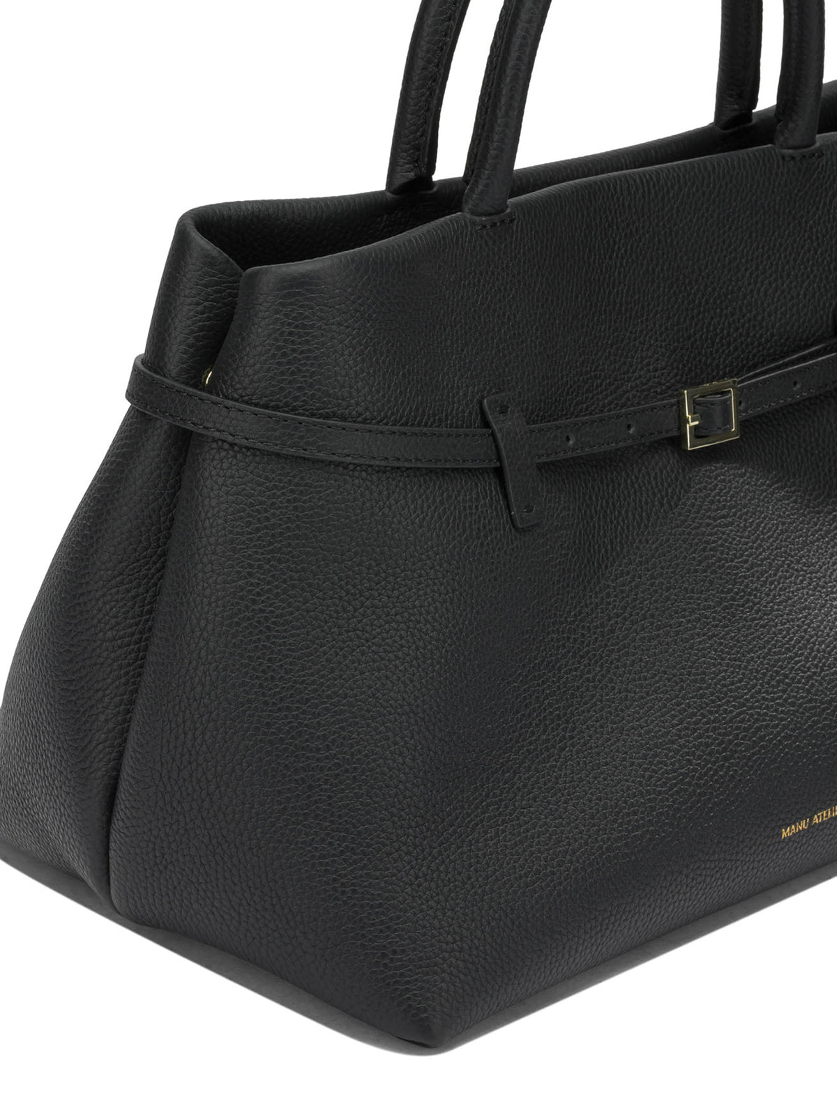 Manu Atelier "Le Cambon 35" Medium Handbag - Black