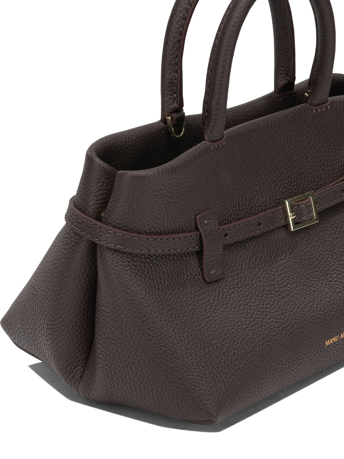 Manu Atelier "Le Cambon 25" Small Handbag - Brown