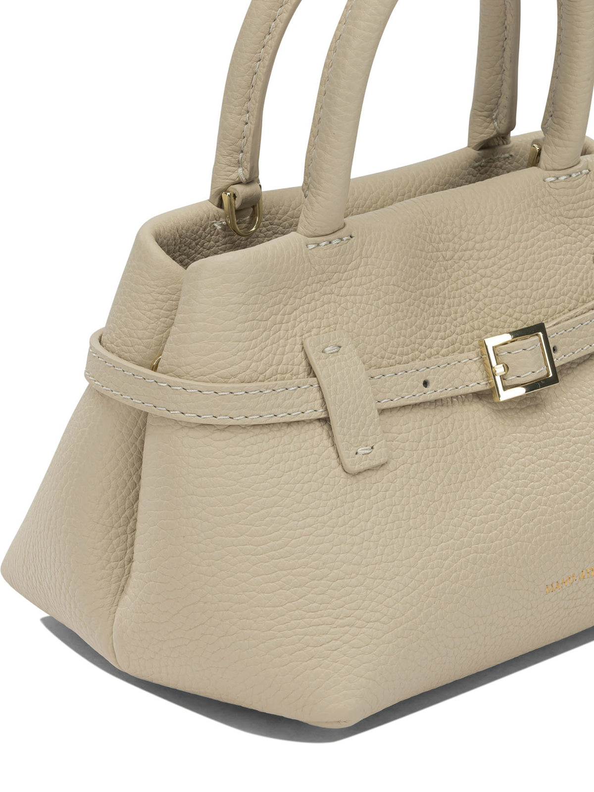 Manu Atelier "Le Cambon 20" Small Handbag - White