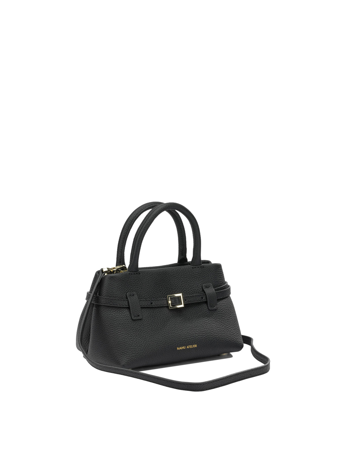 Manu Atelier "Le Cambon 20" Small Handbag - Black