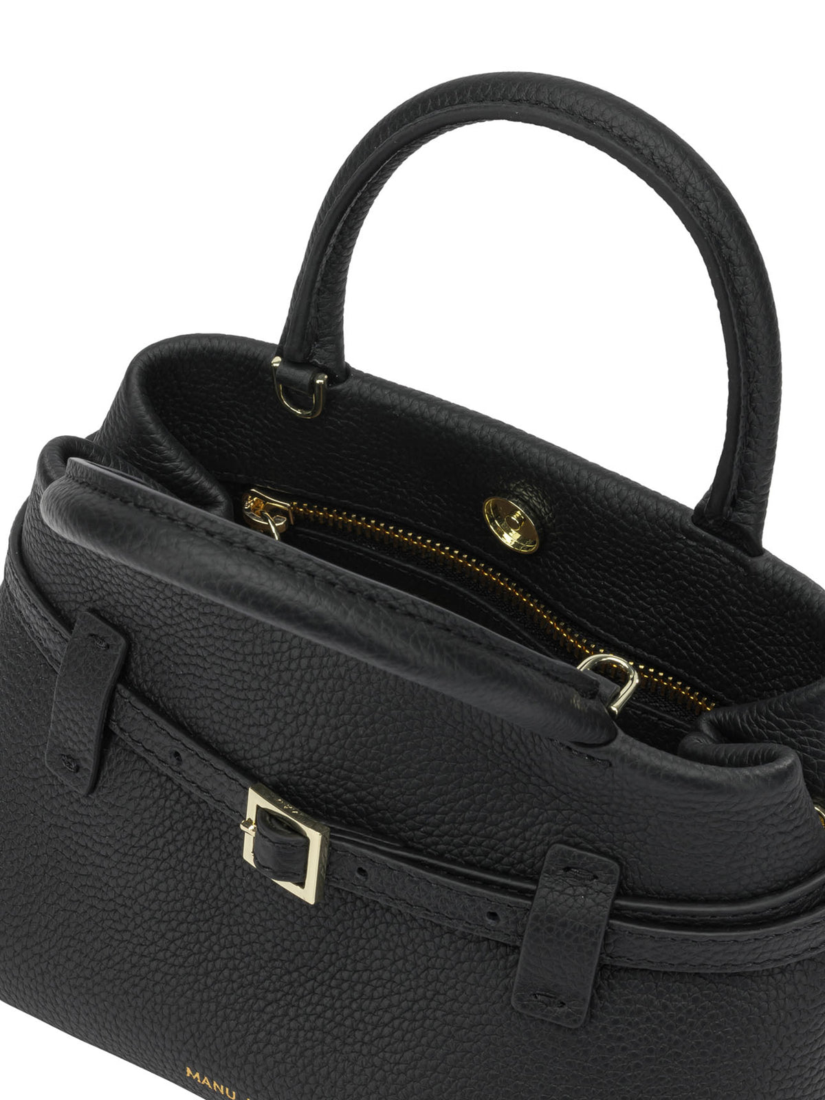Manu Atelier "Le Cambon 20" Small Handbag - Black