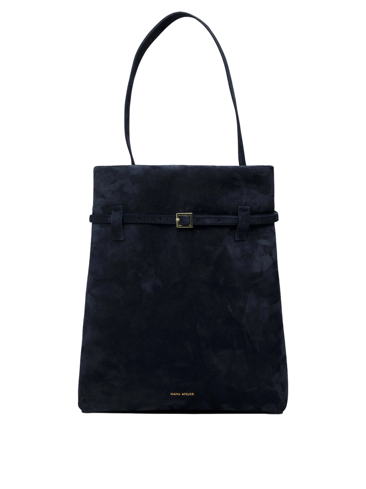 Manu Atelier "Tote du Jour" Medium Shoulder Bag - Blue