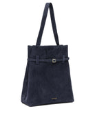 Manu Atelier "Tote du Jour" Medium Shoulder Bag - Blue