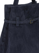 Manu Atelier "Tote du Jour" Medium Shoulder Bag - Blue