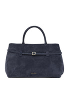 Manu Atelier "Le Cambon 35" Medium Handbag - Blue