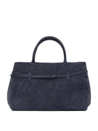 Manu Atelier "Le Cambon 35" Medium Handbag - Blue