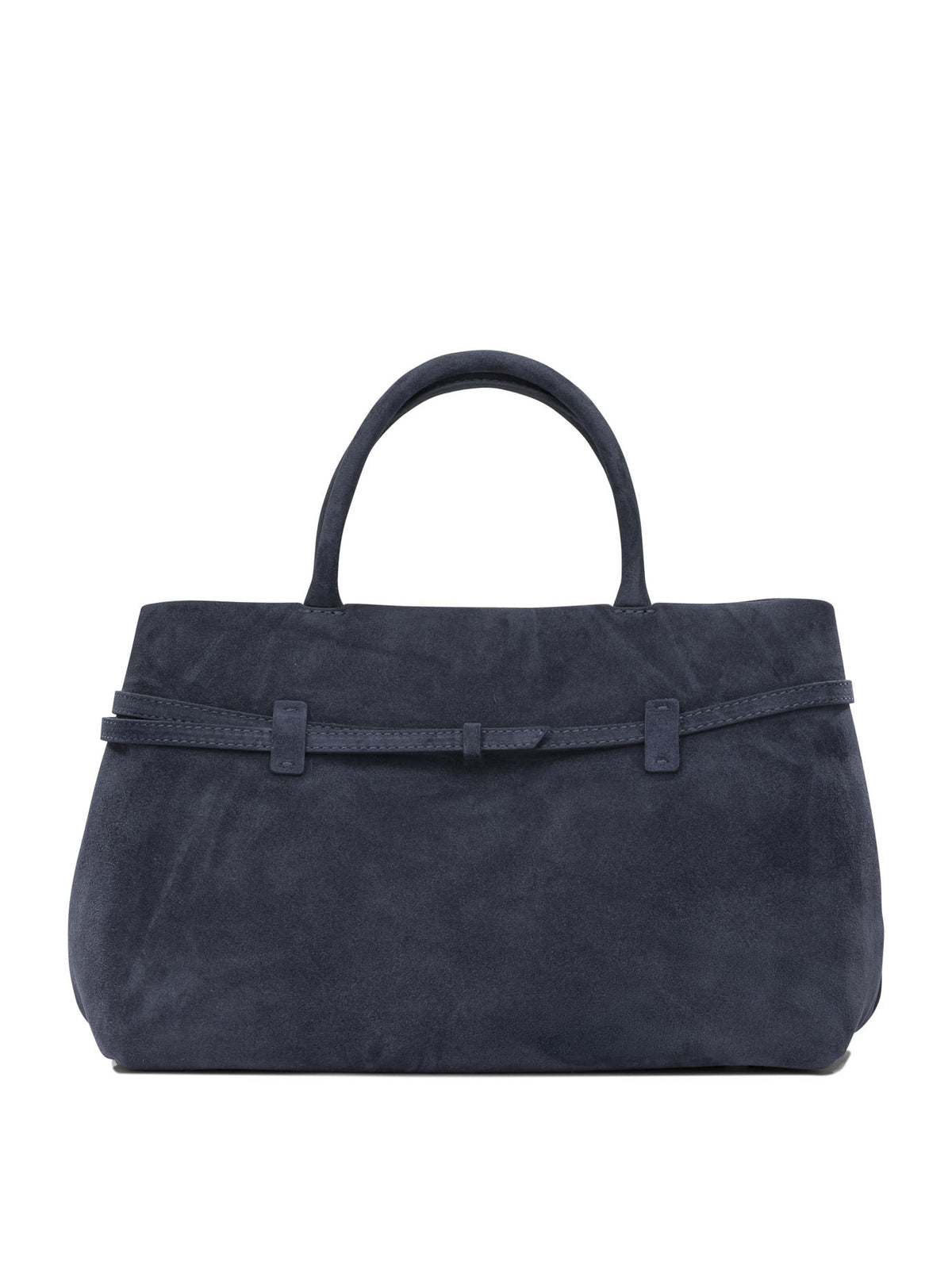 Manu Atelier "Le Cambon 35" Medium Handbag - Blue
