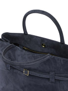 Manu Atelier "Le Cambon 35" Medium Handbag - Blue