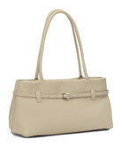 Manu Atelier "Le Cambon East West" Medium Shoulder Bag - White